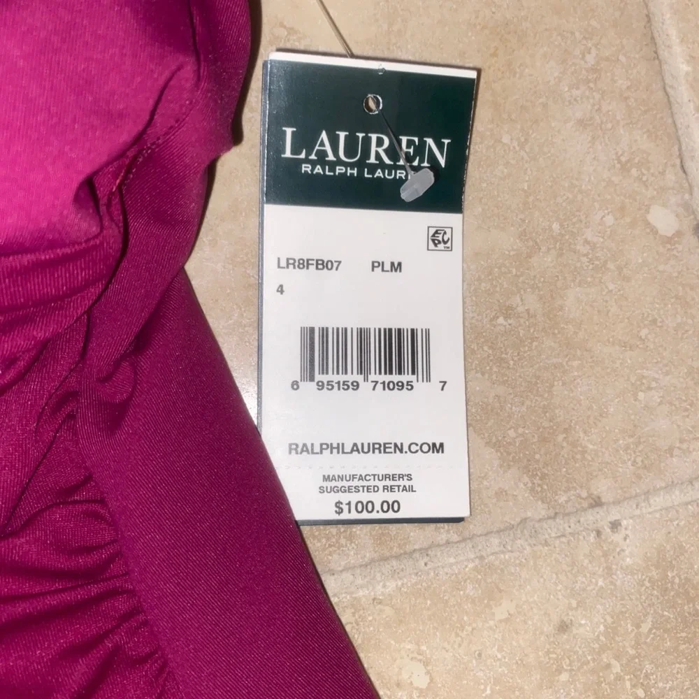 🤎💜🖤NWT Lauren Ralph Lauren Swimsuit.FIRM PRICE - Picture 2 of 6